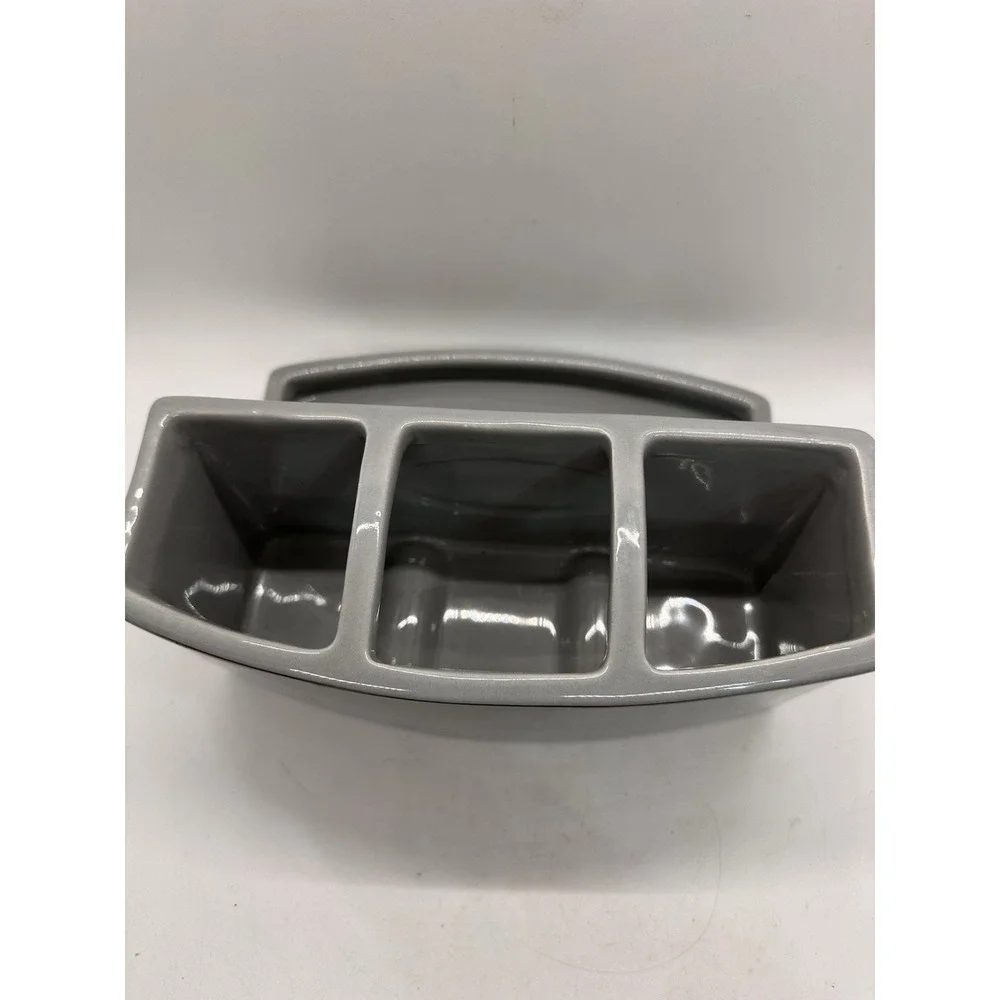 Hotel Vendome Spa Collection Gray Organizer Tray THINGS Ceramic